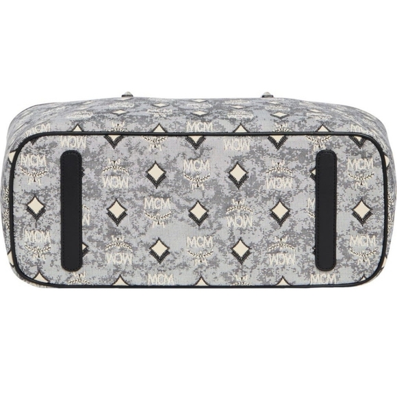 MCM Black and Gray Aren Tote - Picture 13 of 13